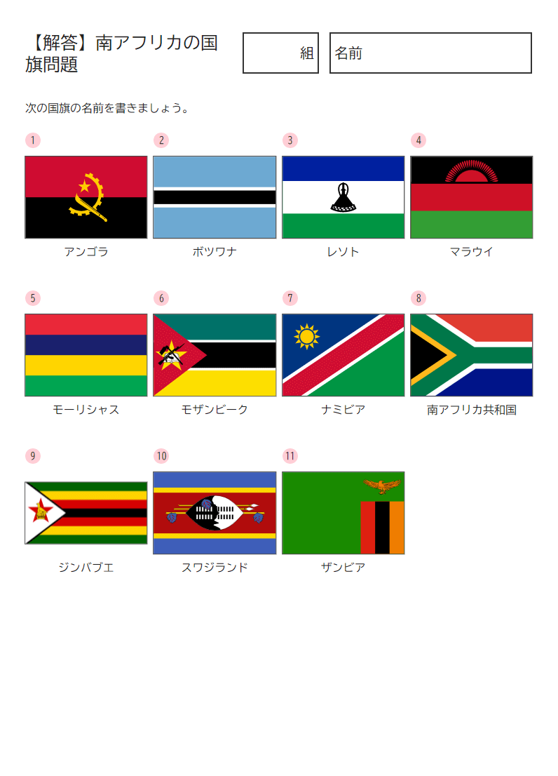 スワジランド国旗90×120cm - 2