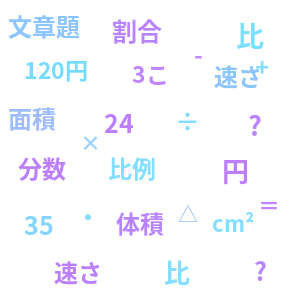 小学6年生 算数文章題クイズ