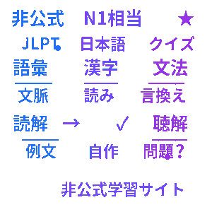 JLPT日本語能力試験クイズN1相当