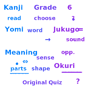 漢検6級 非公式 漢字クイズ