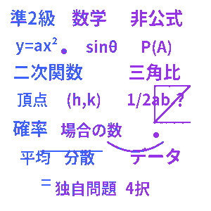 数学検定 準2級 学習クイズ